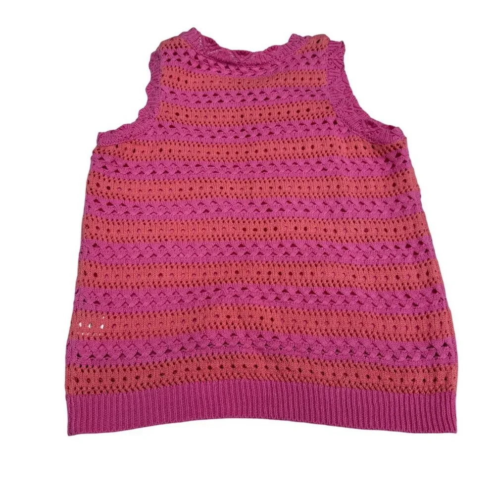 NEW Freshman 1996 Junior Pink Knitted Sleeveless Top With Skirt 2Pcs Set Size XL
